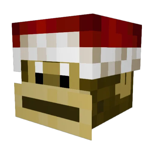 PeggzPablo Minecraft avatar head, 3D render