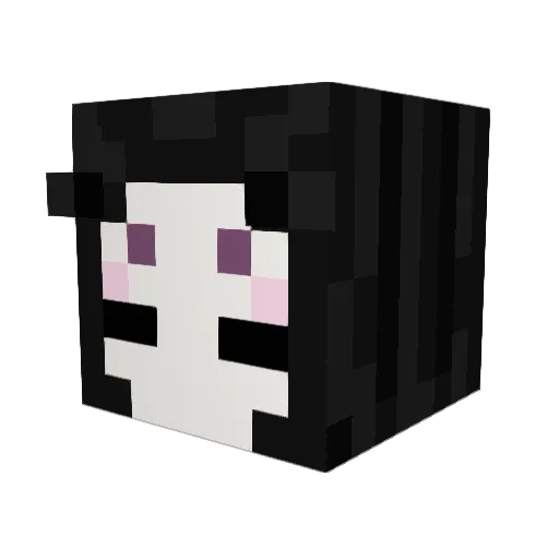 PegulaPegula Minecraft avatar head, 3D render