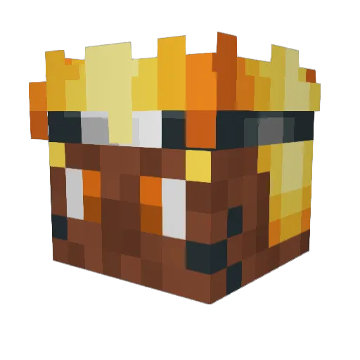 Peigom1 Minecraft avatar head, 3D render