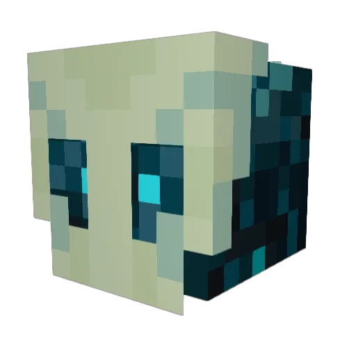 Peirynn Minecraft avatar head, 3D render