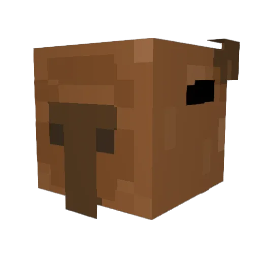 Peka_22 Minecraft avatar head, 3D render