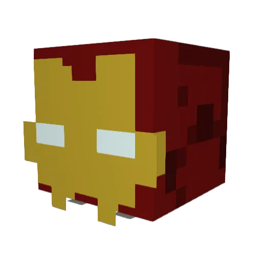 PekkaChinois123 Minecraft avatar head, 3D render