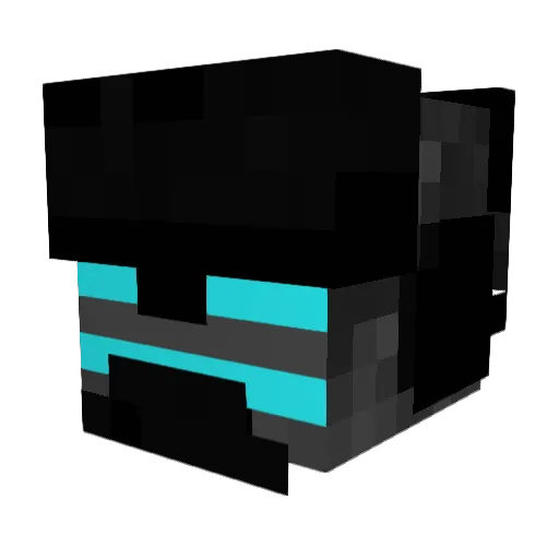 Pelef Minecraft avatar head, 3D render