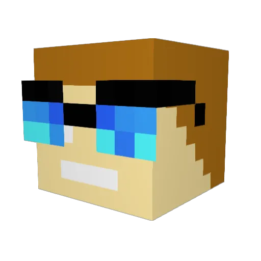 Pelfazor013 Minecraft avatar head, 3D render