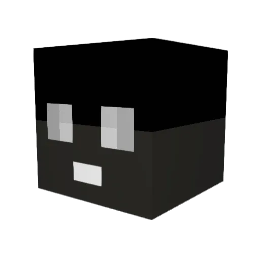 PeliXD Minecraft avatar head, 3D render
