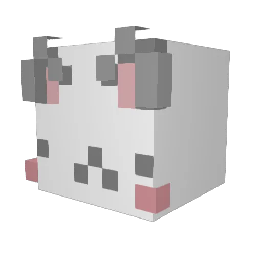 Pelicans01 Minecraft avatar head, 3D render