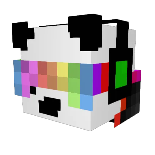 PeligroRD Minecraft avatar head, 3D render