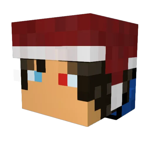 Pelle_duelund Minecraft avatar head, 3D render
