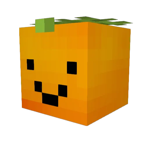 PelmeniPapst Minecraft avatar head, 3D render