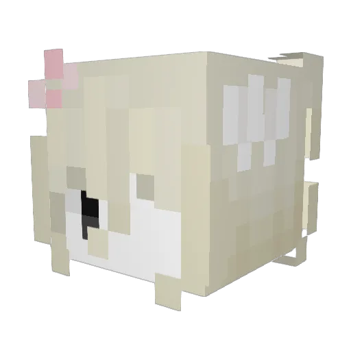 Pelmeshinka Minecraft avatar head, 3D render