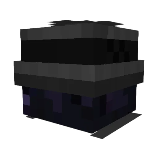 Pelmet Minecraft avatar head, 3D render