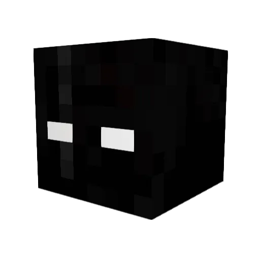 Pelooso Minecraft avatar head, 3D render