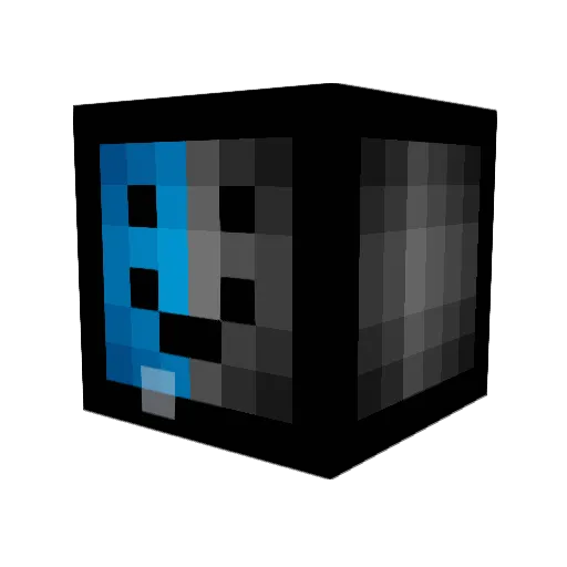 Pelotudito Minecraft avatar head, 3D render