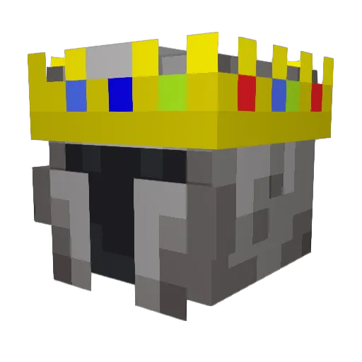 Pembis Minecraft avatar head, 3D render
