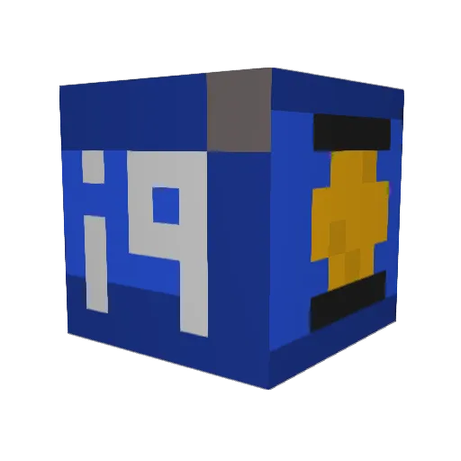 Pen4 Minecraft avatar head, 3D render
