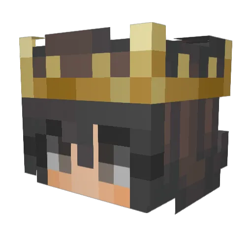 PenSole_ Minecraft avatar head, 3D render