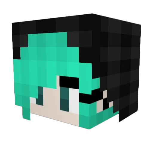 PenXninja Minecraft avatar head, 3D render
