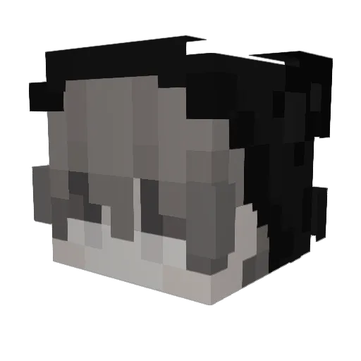 Penaldoggy Minecraft avatar head, 3D render