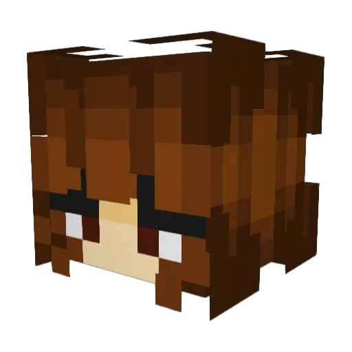 Penchan2011 Minecraft avatar head, 3D render