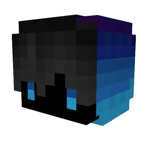 Pendepp316 Minecraft avatar head, 3D render