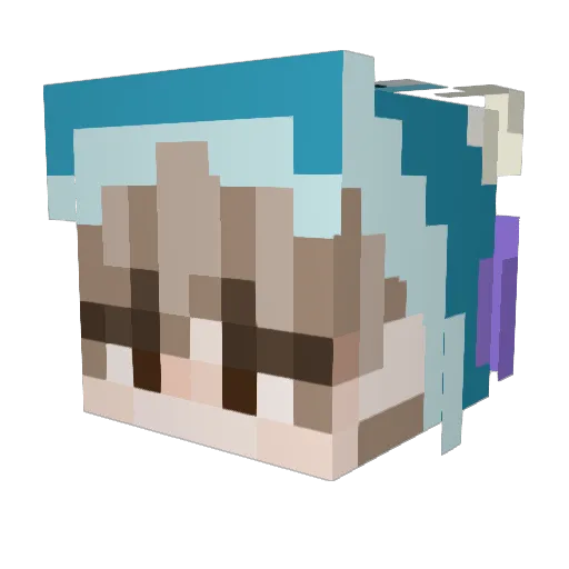 PenelopeJad3 Minecraft avatar head, 3D render