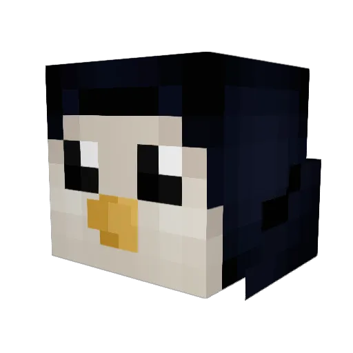 PengCheeseToastE Minecraft avatar head, 3D render