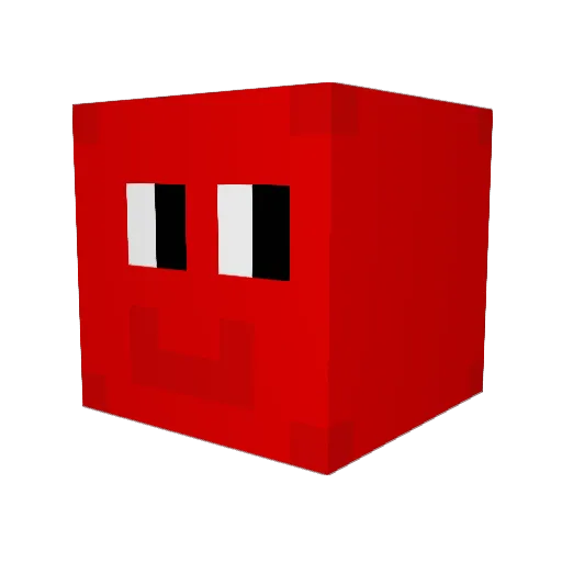 PengfeiYe Minecraft avatar head, 3D render