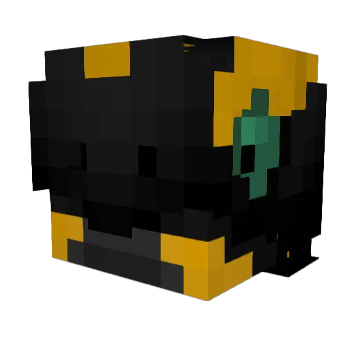 Pengi04 Minecraft avatar head, 3D render