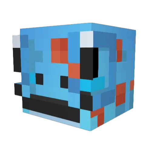 Pengooze17 Minecraft avatar head, 3D render