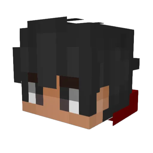 Pengu7079 Minecraft avatar head, 3D render