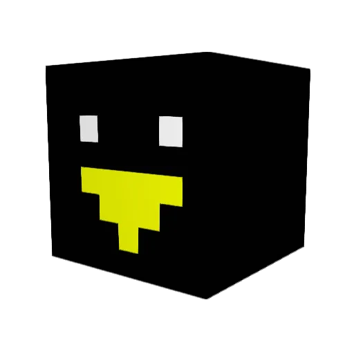 PenguiN42 Minecraft avatar head, 3D render