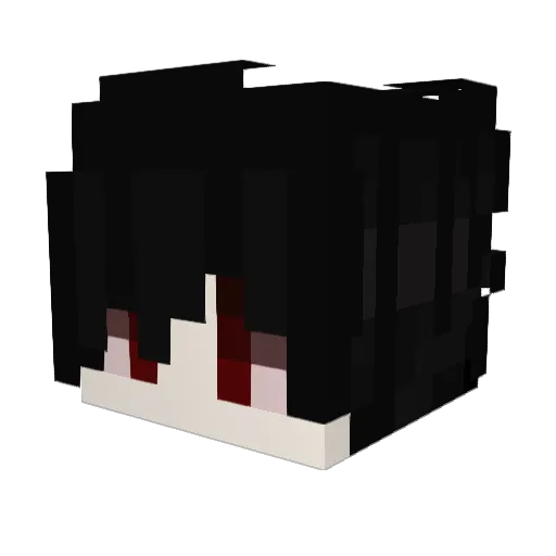 PenguinAce Minecraft avatar head, 3D render