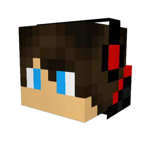 PenguinAlexandra Minecraft avatar head, 3D render