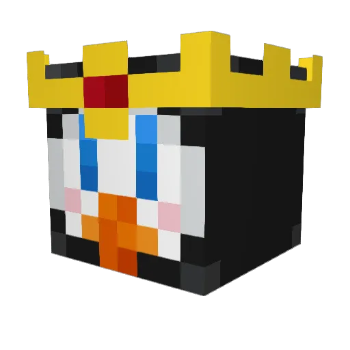 Penguin_Master99 Minecraft avatar head, 3D render