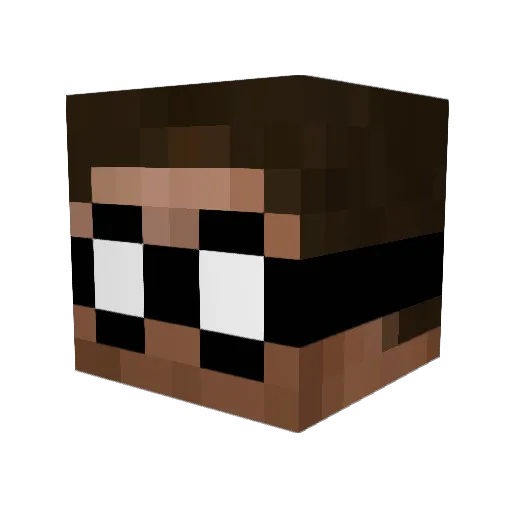 Penja32423423 Minecraft avatar head, 3D render