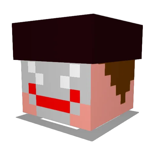Penko2004 Minecraft avatar head, 3D render