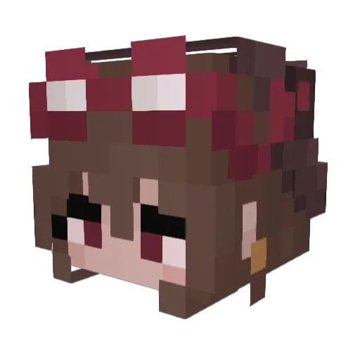 Penny_305 Minecraft avatar head, 3D render