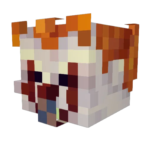 Penny_Wise_ Minecraft avatar head, 3D render