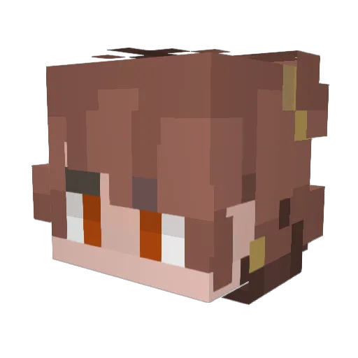Pennycray0n23 Minecraft avatar head, 3D render