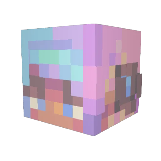 Pennywise_2004 Minecraft avatar head, 3D render