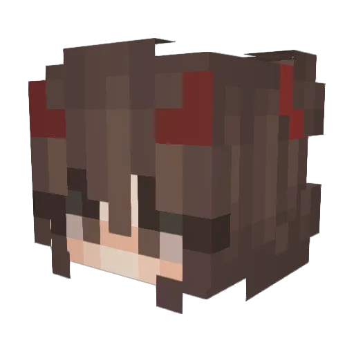Penpad Minecraft avatar head, 3D render