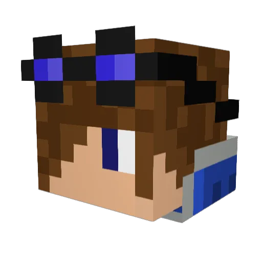 Penpenkyle27 Minecraft avatar head, 3D render