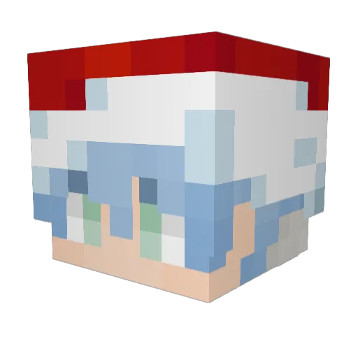 PenrodZ Minecraft avatar head, 3D render