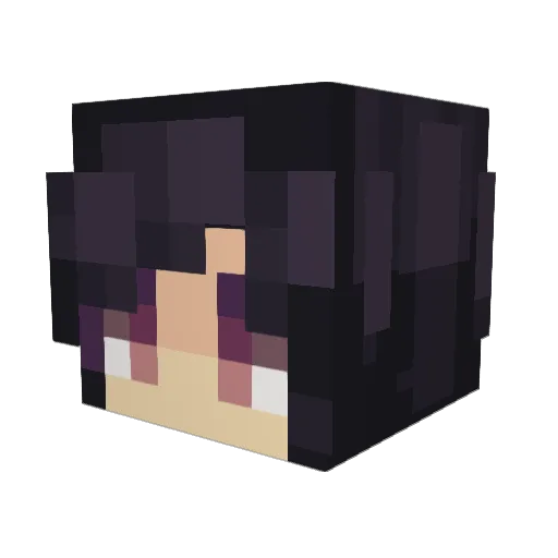 Pensive714 Minecraft avatar head, 3D render