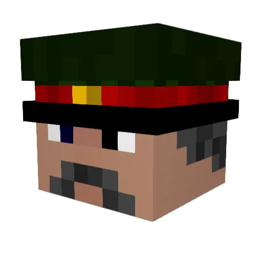 Penta_Kill Minecraft avatar head, 3D render