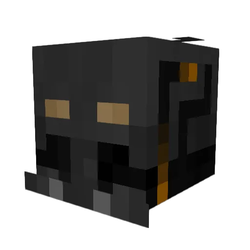 Penthemaker Minecraft avatar head, 3D render