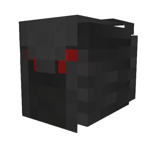Penthilus Minecraft avatar head, 3D render