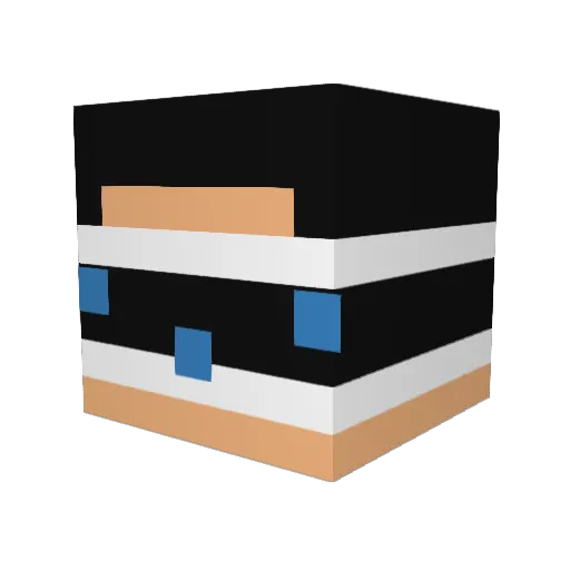 Penut_Butter25 Minecraft avatar head, 3D render