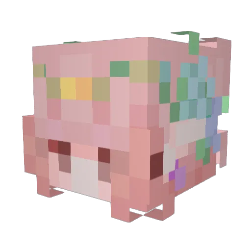 PeolPillar Minecraft avatar head, 3D render
