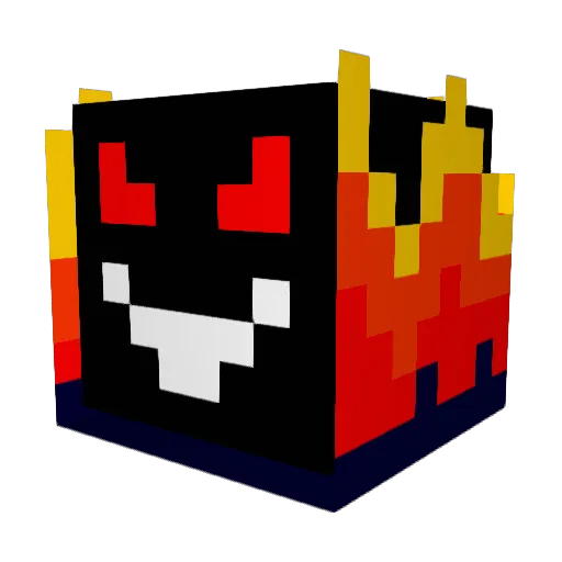 Peolold Minecraft avatar head, 3D render